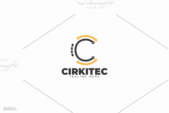 Circitec C Letter Logo in Logo Templates - product preview 2