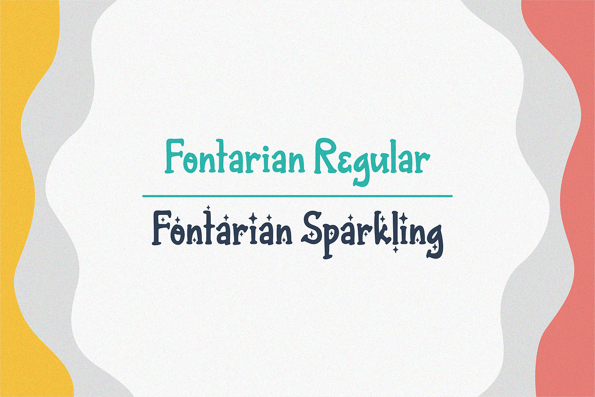 Fontarian Sparkling in Display Fonts - product preview 8