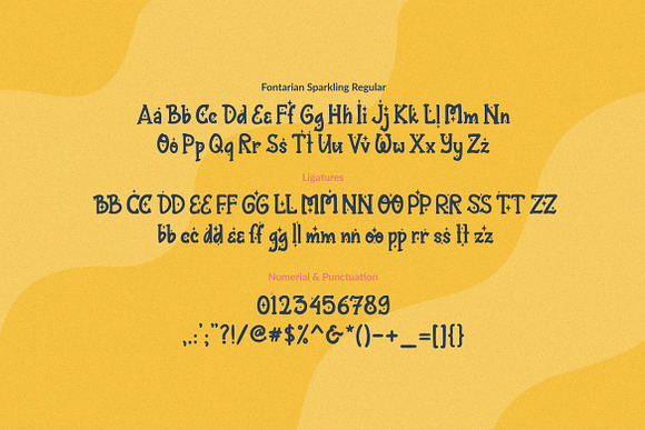 Fontarian Sparkling in Display Fonts - product preview 2