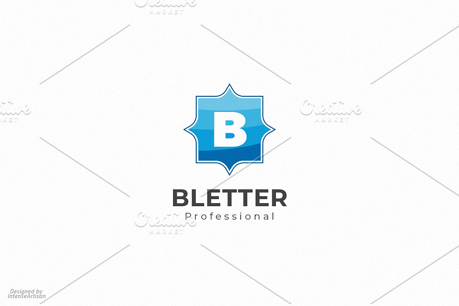 B Letter Logo in Logo Templates - product preview 8