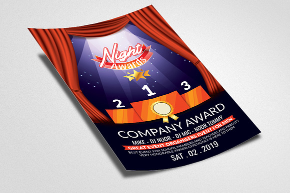 Company Award Night Flyer/Poster in Flyer Templates - product preview 1