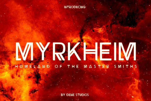 Myrkheim - A Norse Inspired Typeface in Display Fonts - product preview 2
