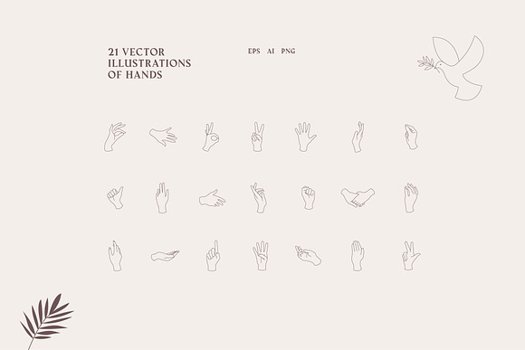 Hands and Symbols in Illustrations - product preview 1