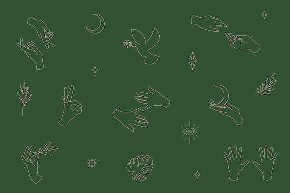 Hands and Symbols in Illustrations - product preview 13