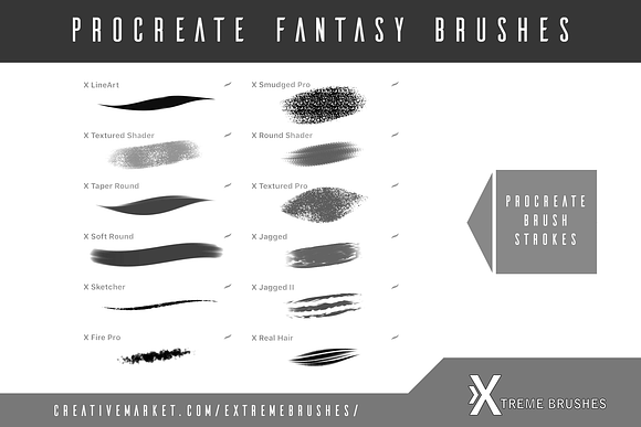 Procreate Fantasy Portrait Brushes! in Add-Ons - product preview 1