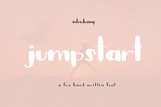 Jumpstart Hand written Font