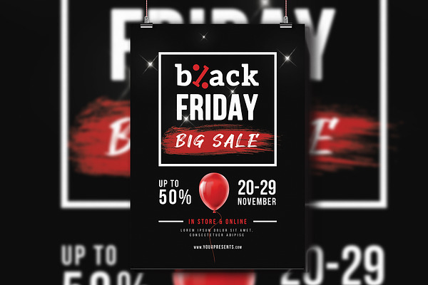Black friday Flyer Template