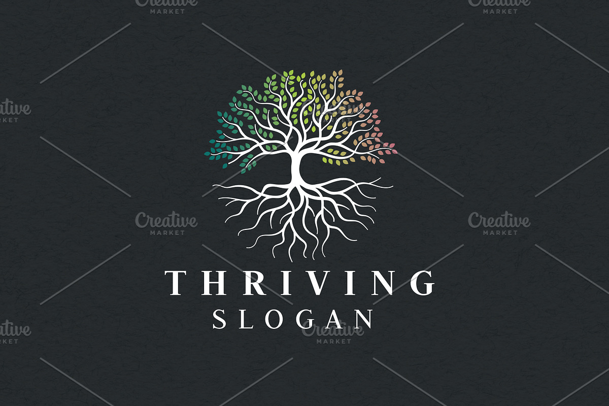 Thriving Logo Template in Logo Templates - product preview 8