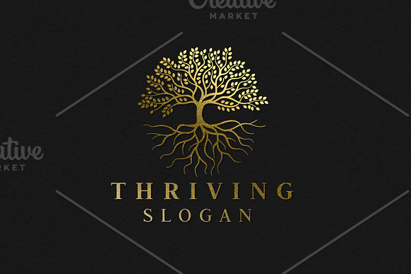 Thriving Logo Template in Logo Templates - product preview 2