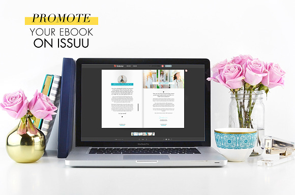 Magazine/eBook Template Canva in Magazine Templates - product preview 2