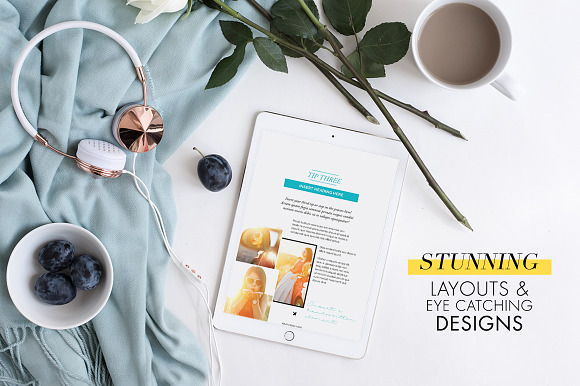 Magazine/eBook Template Canva in Magazine Templates - product preview 4