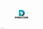 Direction D Letter Logo