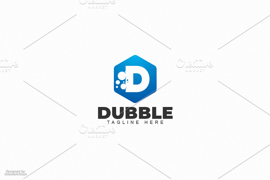 Dubble D Letter Logo in Logo Templates - product preview 8