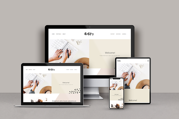 Aisling Squarespace Template in Website Templates - product preview 4