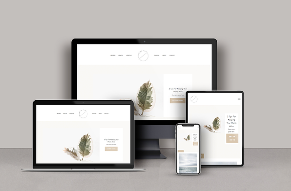 Sloane & Ollie Squarespace Template in Website Templates - product preview 3