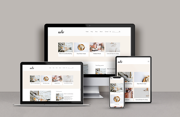 Arlo Squarespace Template in Website Templates - product preview 5