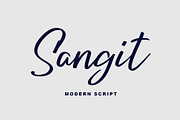 Sangit Modern Script Font