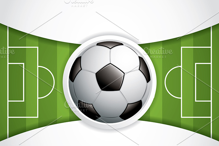 Soccer ball brochure in Illustrations - product preview 8