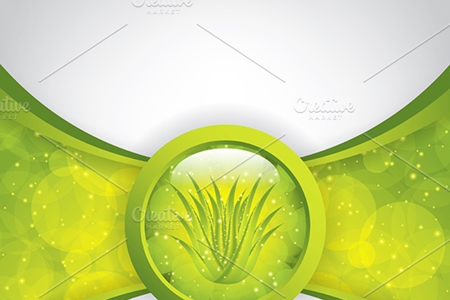 Aloe Vera concept design in Illustrations - product preview 8