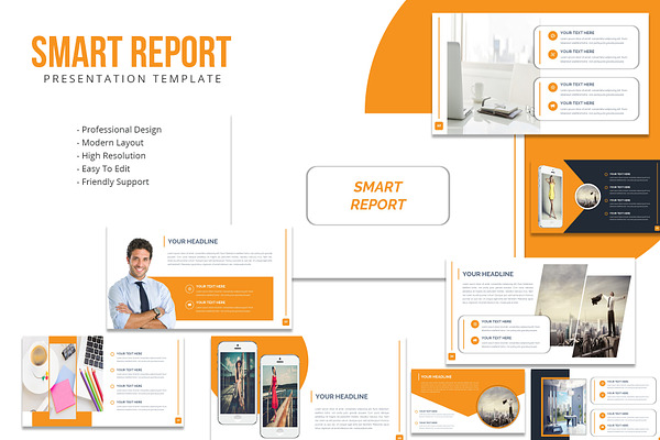 Smart Report Powerpoint Template
