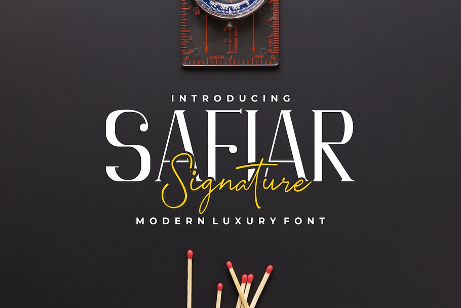 Safiar - Modern & Luxury Duo in Script Fonts - product preview 8
