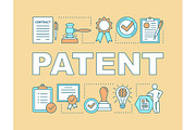 Patent word concepts banner