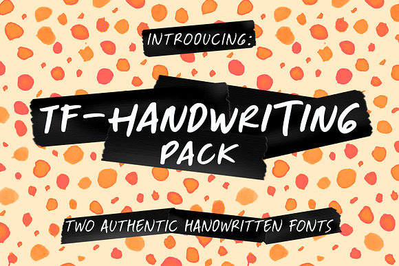 TF-Handwriting Pack in Display Fonts - product preview 8