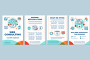 Web consulting brochure template