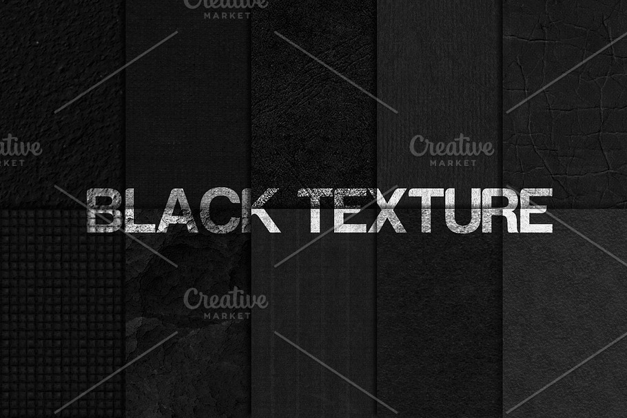 20 Black Textures