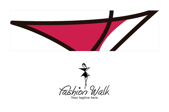 Fashion Walk Stock Logo Template in Logo Templates - product preview 2