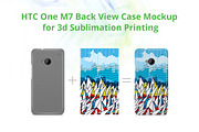 One M7 3d Case Design Mock-up