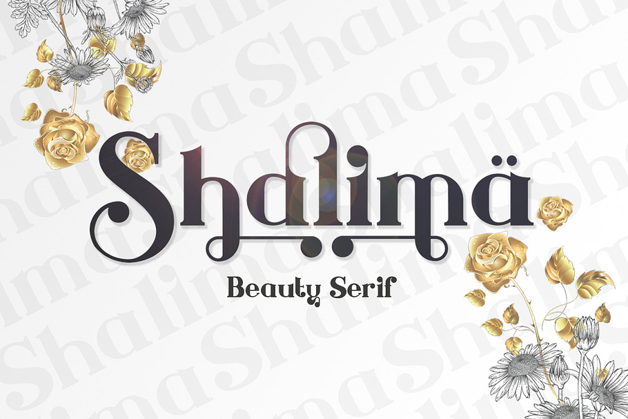 Shalima - Beauty Serif in Display Fonts - product preview 8