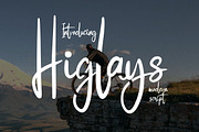 Higlays | Modern Script Font