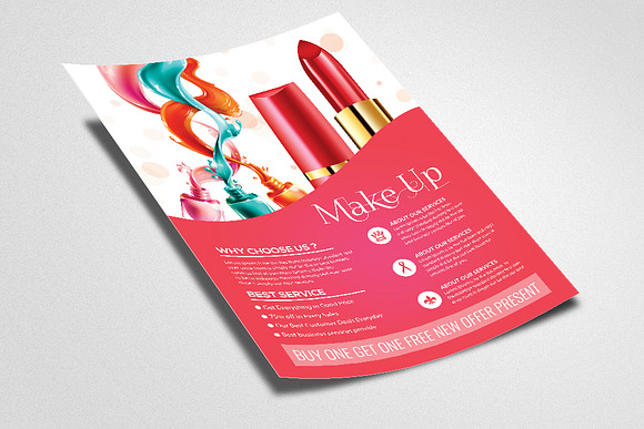 Cosmetics Product Promotion Flyer in Flyer Templates - product preview 1