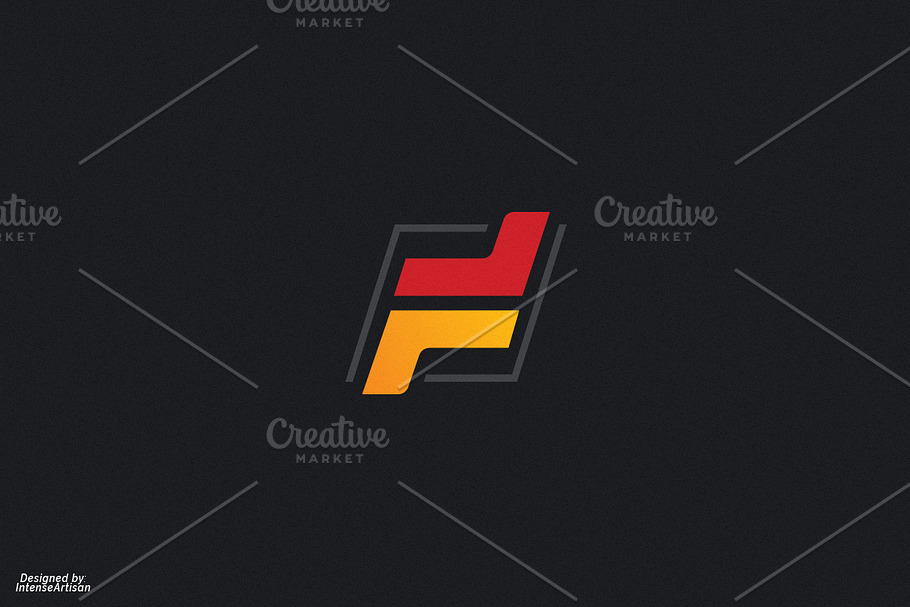 Flipper F Letter Logo in Logo Templates - product preview 8