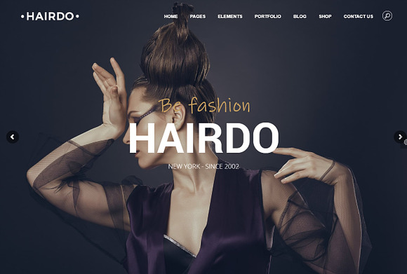 Hairdo - Barber Shop WordPress Theme in WordPress Business Themes - product preview 2