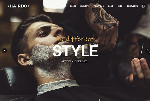 Hairdo - Barber Shop WordPress Theme in WordPress Business Themes - product preview 3