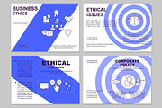 Business ethics brochure template