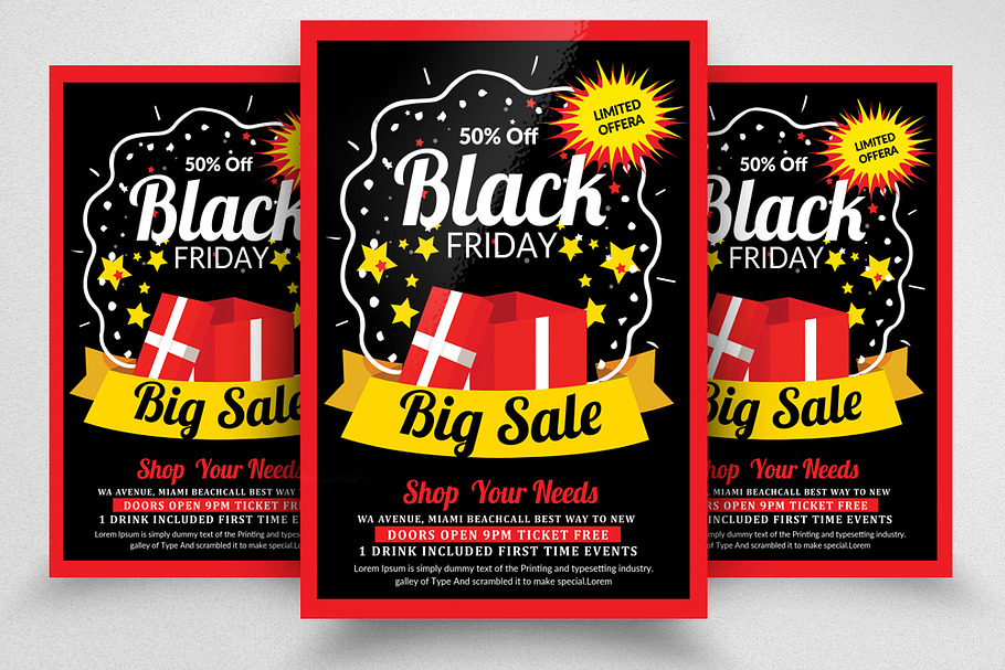 Big Sale Black Friday Flyer/Poster