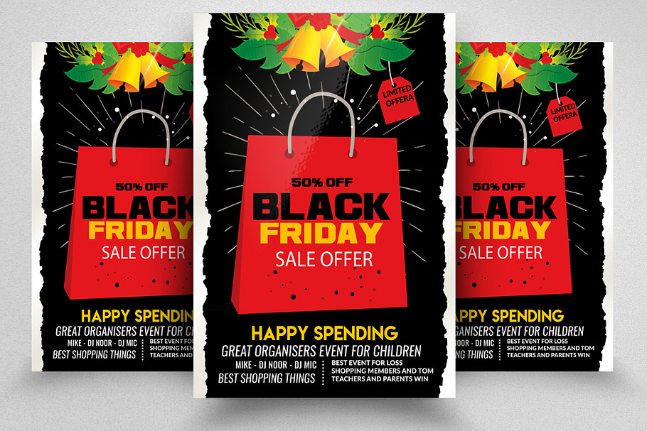 Black Friday Sale Offer Flyer in Flyer Templates - product preview 8