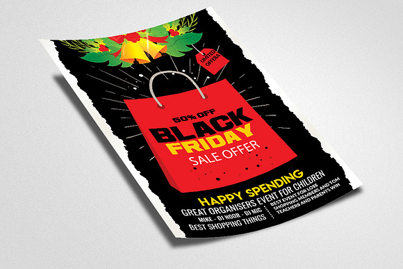 Black Friday Sale Offer Flyer in Flyer Templates - product preview 1
