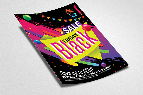 Black Friday Flyer Template in Flyer Templates - product preview 1