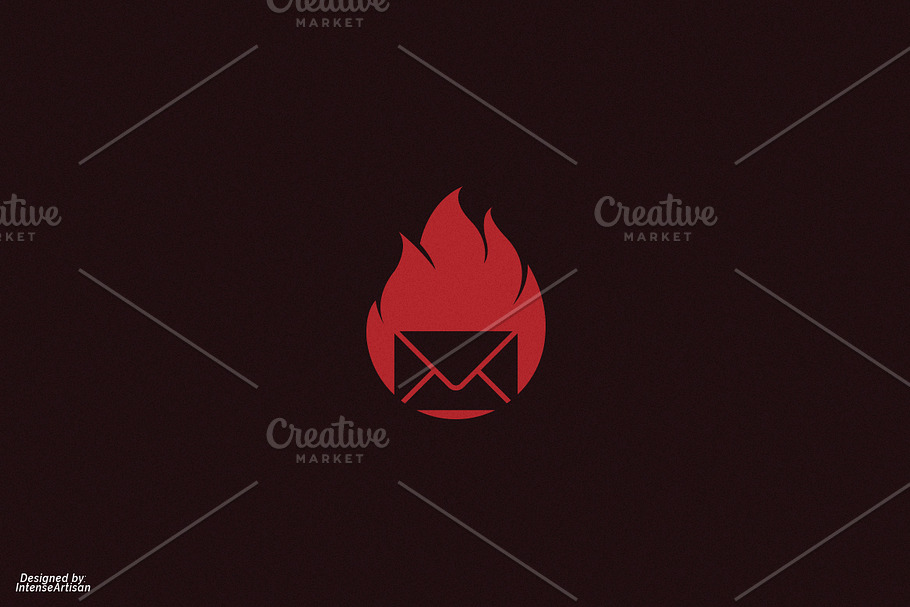 Fire Mail Logo in Logo Templates - product preview 8