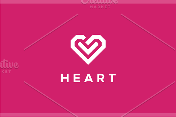 Heart Logo in Logo Templates - product preview 1