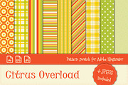 Pattern Swatch - Citrus Overload