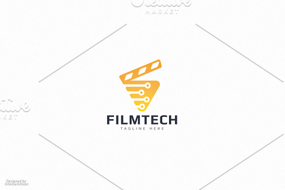 Film Tech Logo in Logo Templates - product preview 2
