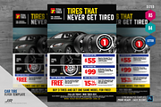 Tire Shop and Accessories Flyer
