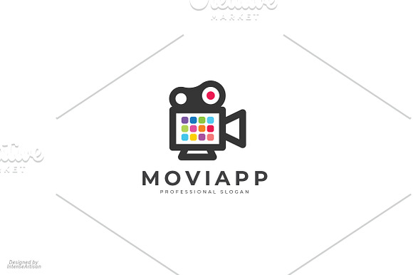 Movie App Logo in Logo Templates - product preview 2