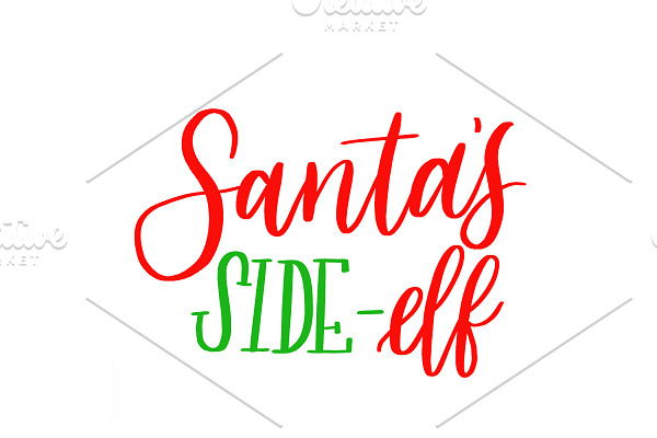 Santa’s Side Elf cut file