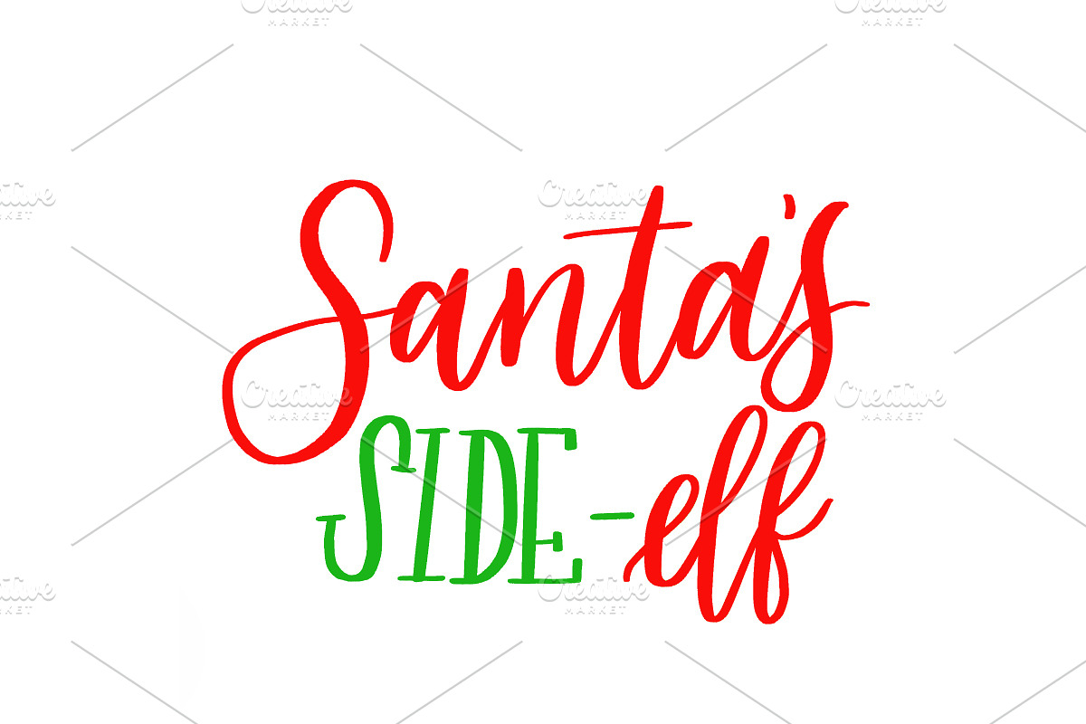 Santa’s Side Elf cut file in Add-Ons - product preview 8